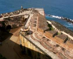 The lower level of the castle is very close to the water where you can see the view of the Atlantic Ocean, La Perla, Old San Juan, and a cemetery whic